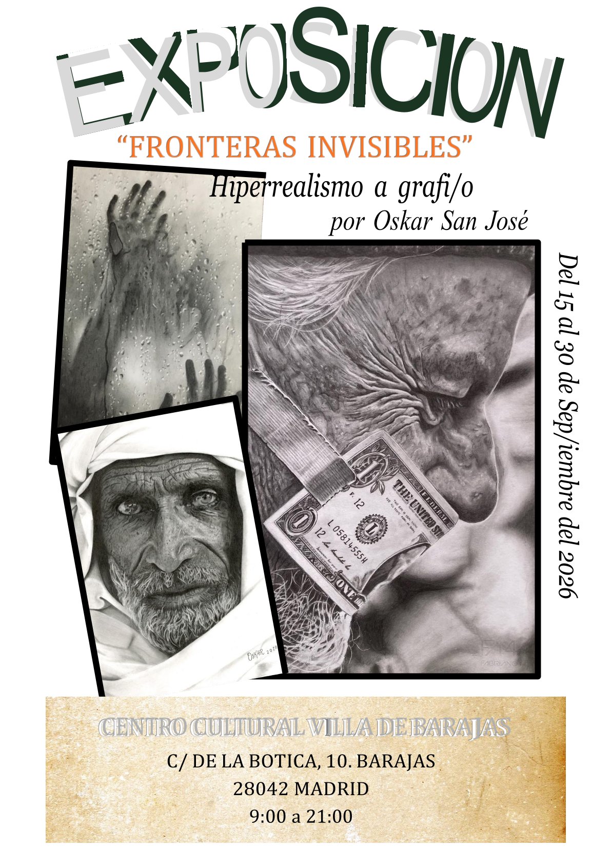 Fronteras invisibles en Barajas: exposición gratuita hasta el 9 de octubre